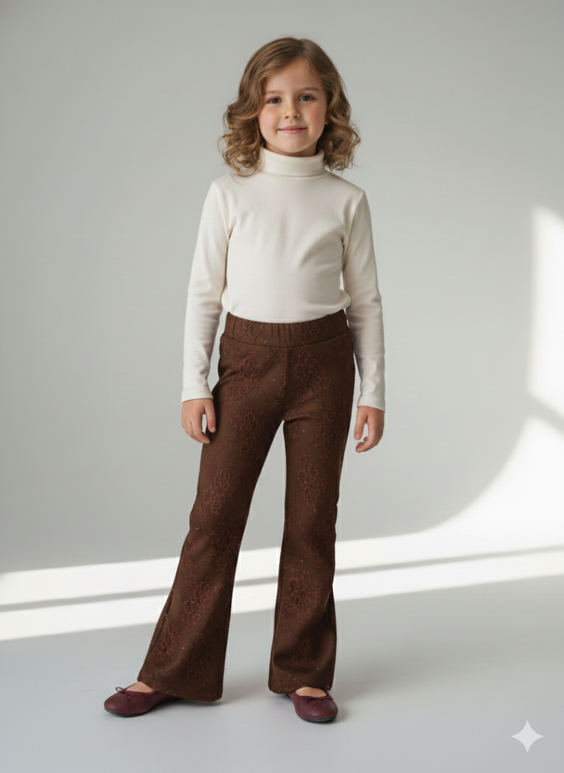 Spodnie Dzwony Cekiny 