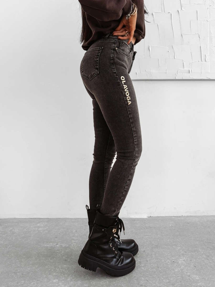 Spodnie damskie OLAVOGA NOON 2025 szare