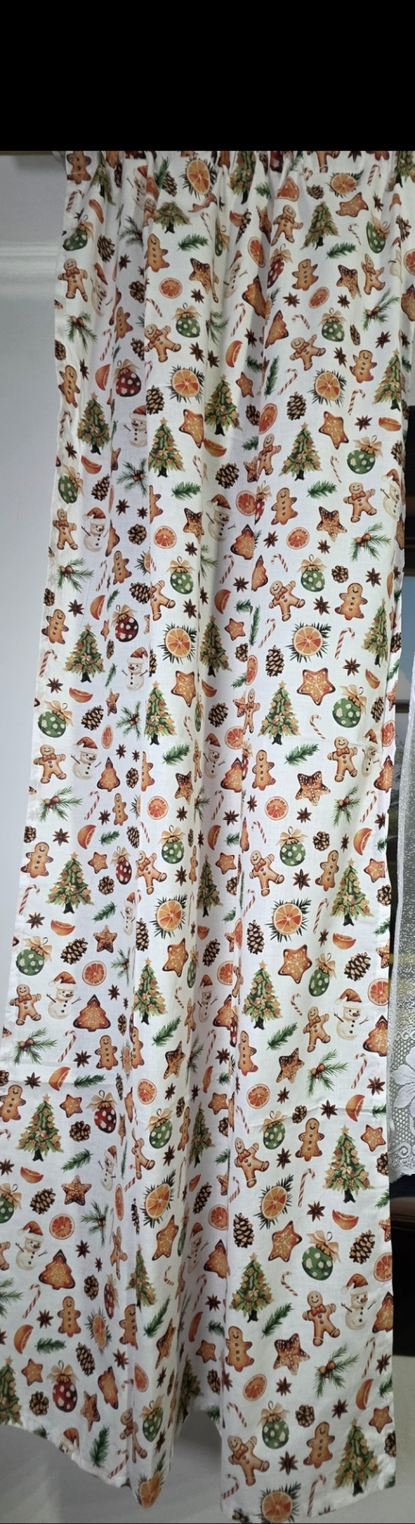 Komplet zasłon pierniczki