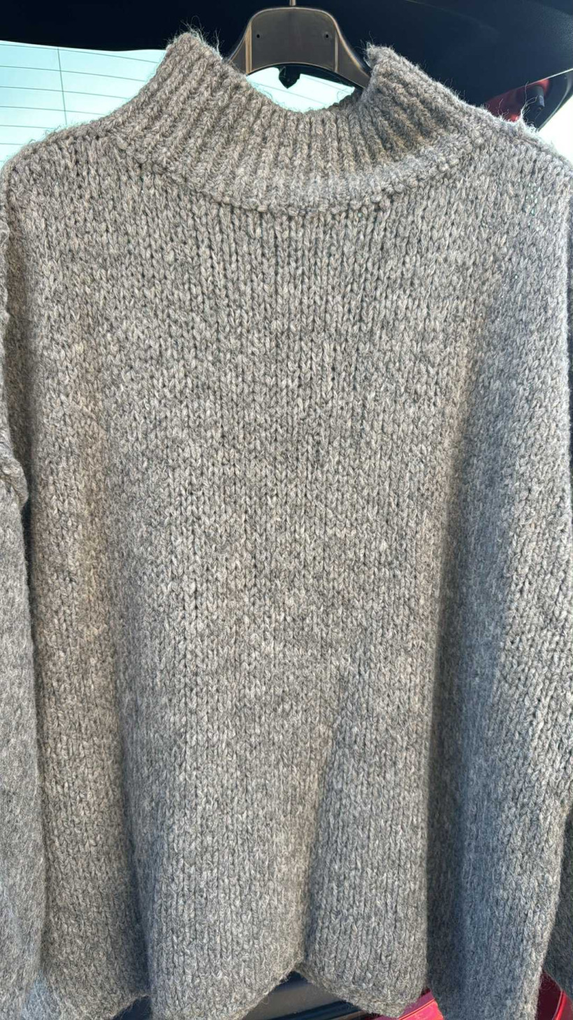 Italia nr.6 - Półgolf jednokolorowy - 20001 - popiel