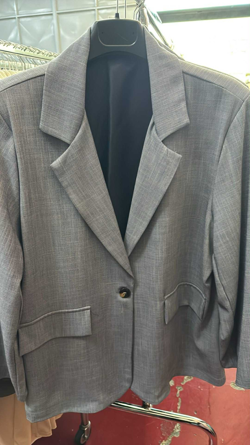 Italia nr.6 - Marynarka garniturowa na podszewce - 36672 - jeans