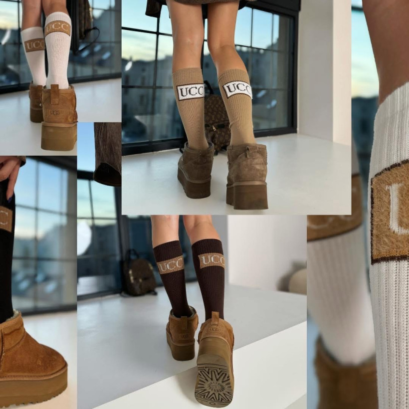 Skarpetki długie z puszkiem UCC Crazy Socks