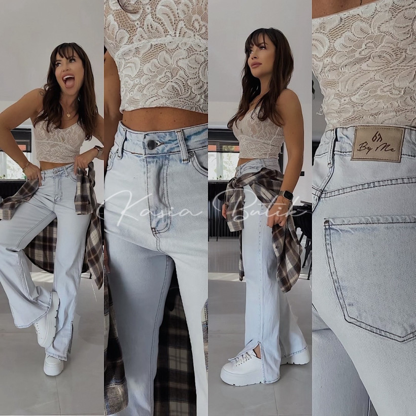 Jeansy By Me Jasnoniebieskie