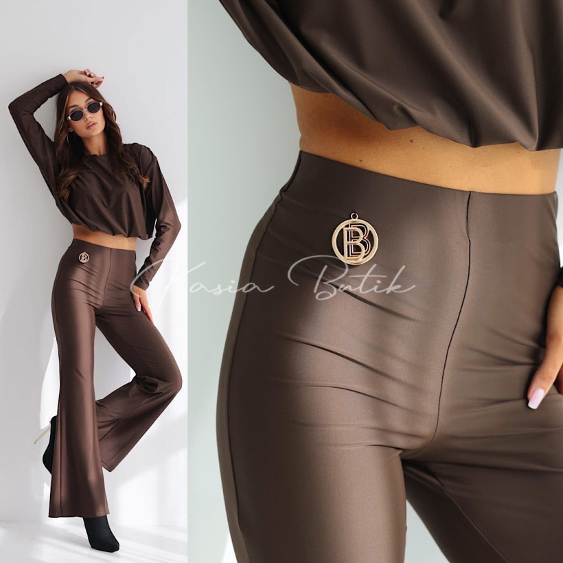 Komplet Lycra BB By Mia Czekoladowy