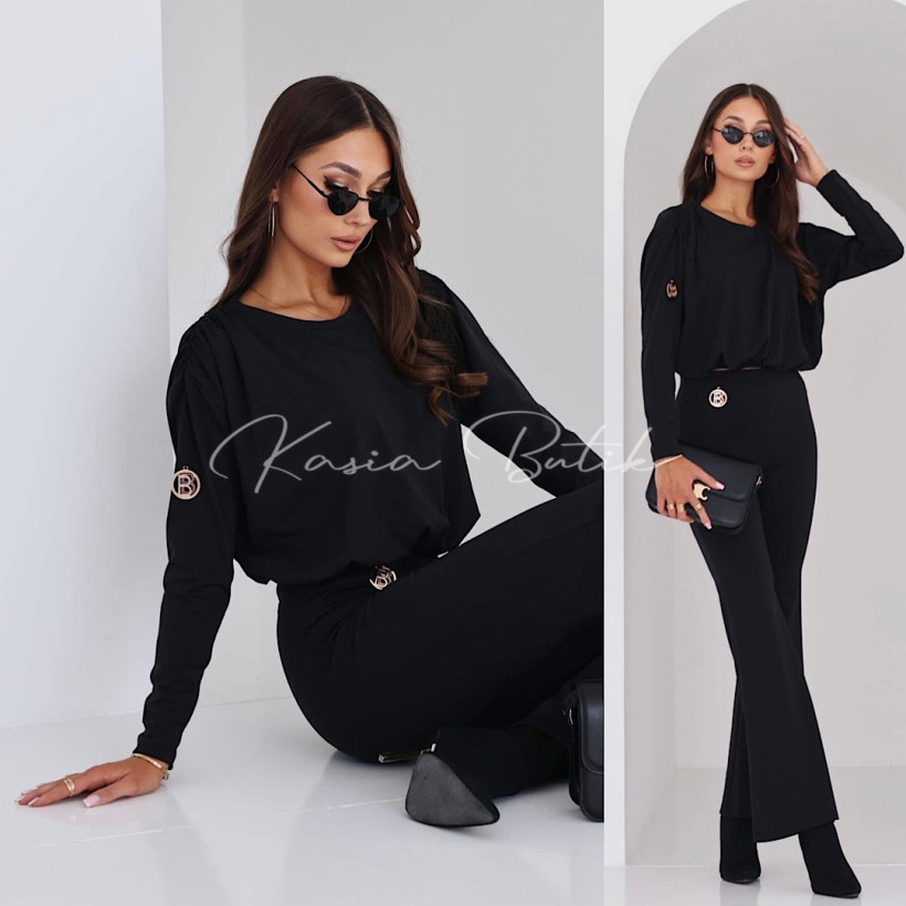 Komplet Lycra BB By Mia Czarny