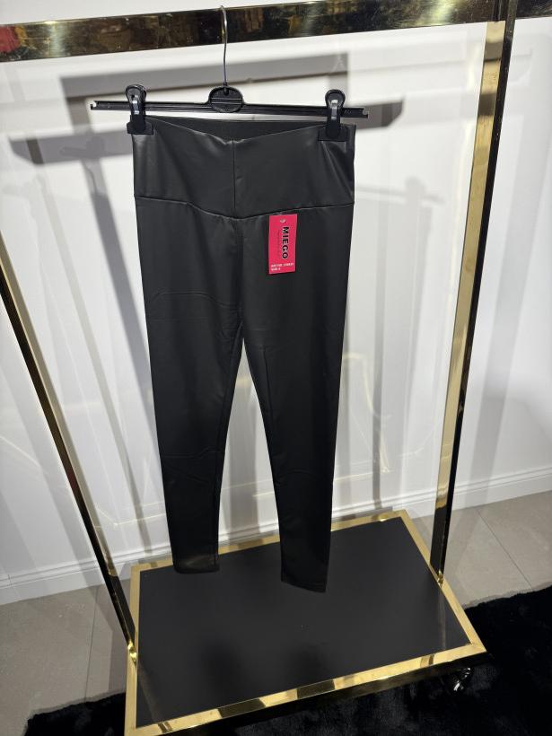 Legginsy Ecoskóra Czarne