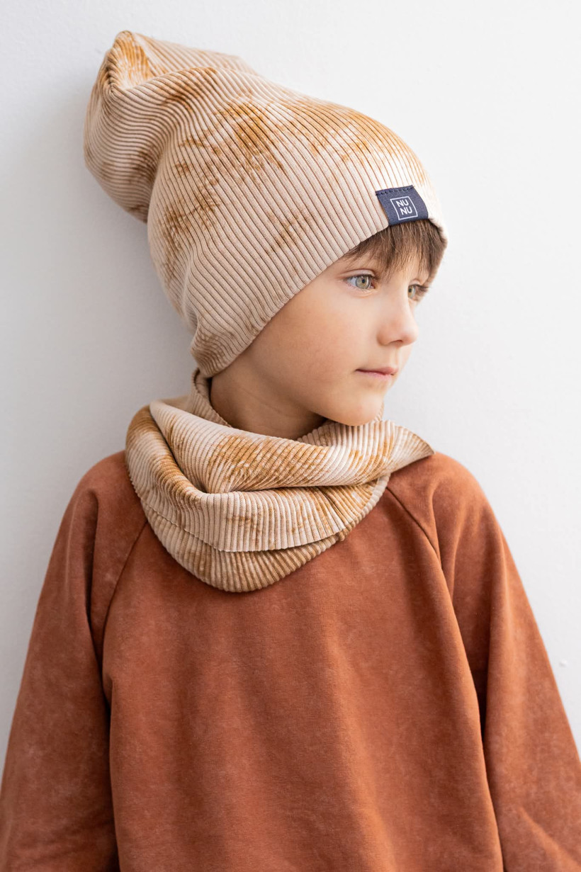 BLUZA VINTAGE BRĄZOWA NUNU 