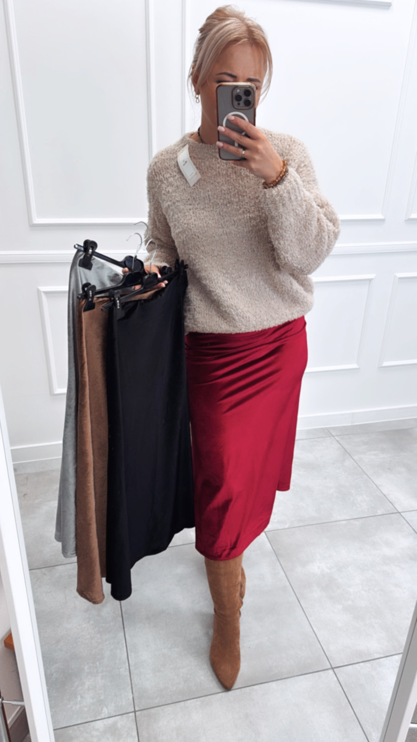 Spódnica welur 13956