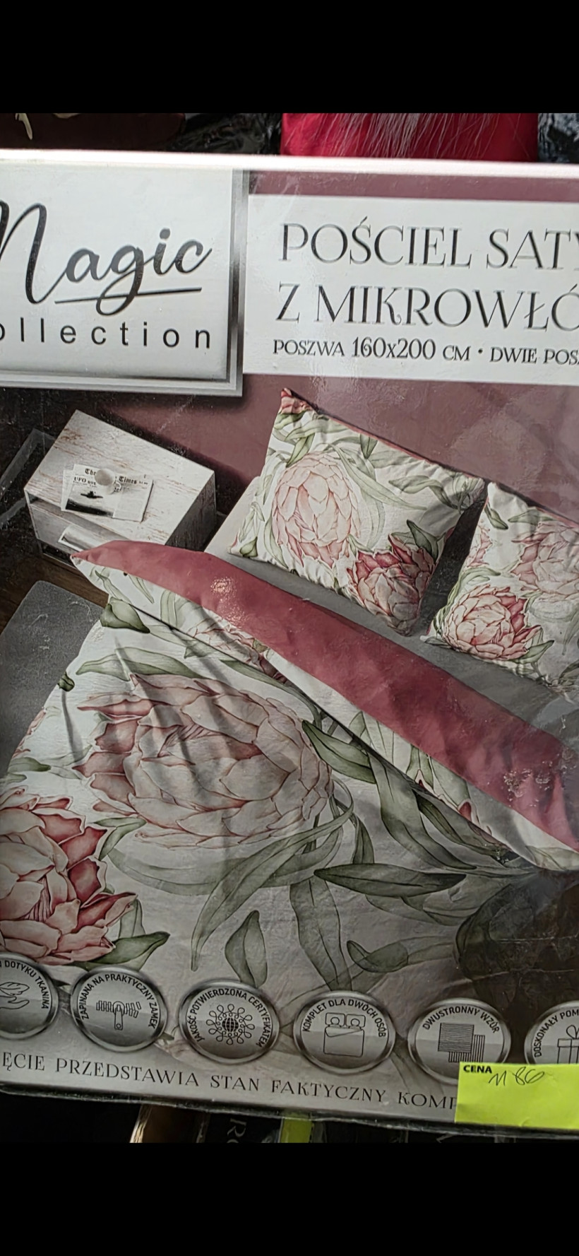 Pościel powonie 160x200 2x 70x80