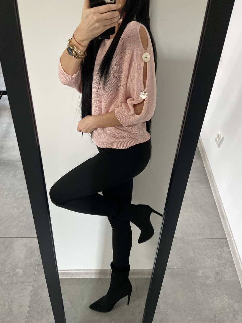 Bluzka 549 złote guziczki na rękawach