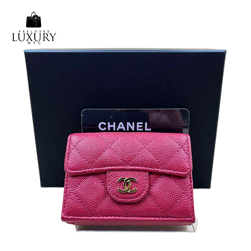 CHANEL Matelasse Compact Wallet