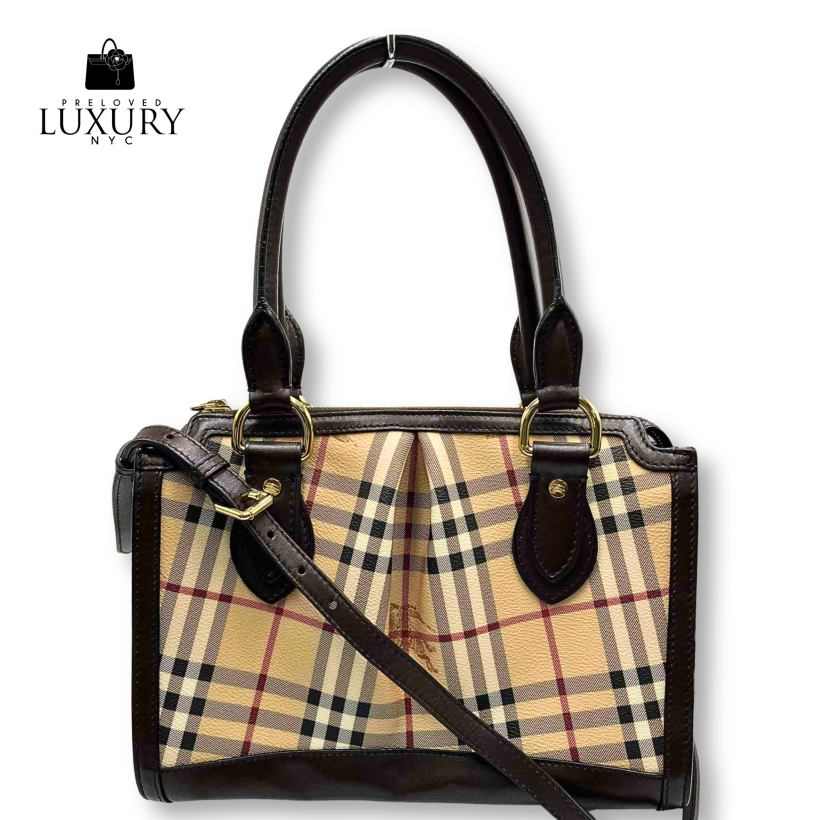 BURBERRY Nova Check Shoulder Bag