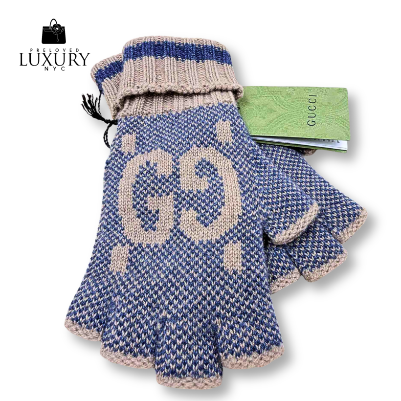 GUCCI 726586 4279 Fingerless Gloves