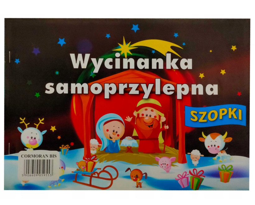 Wycinanka samoprzylepna-   szopka