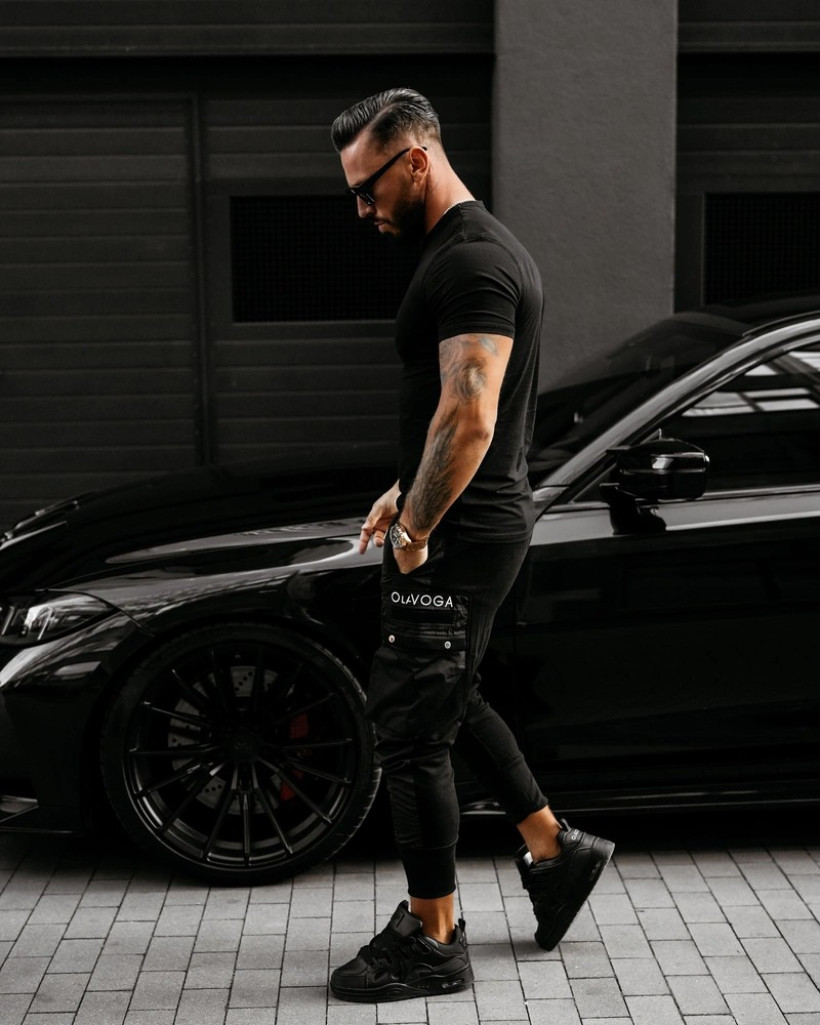 Spodnie męskie OLAVOGA RIDER 2025 czarne