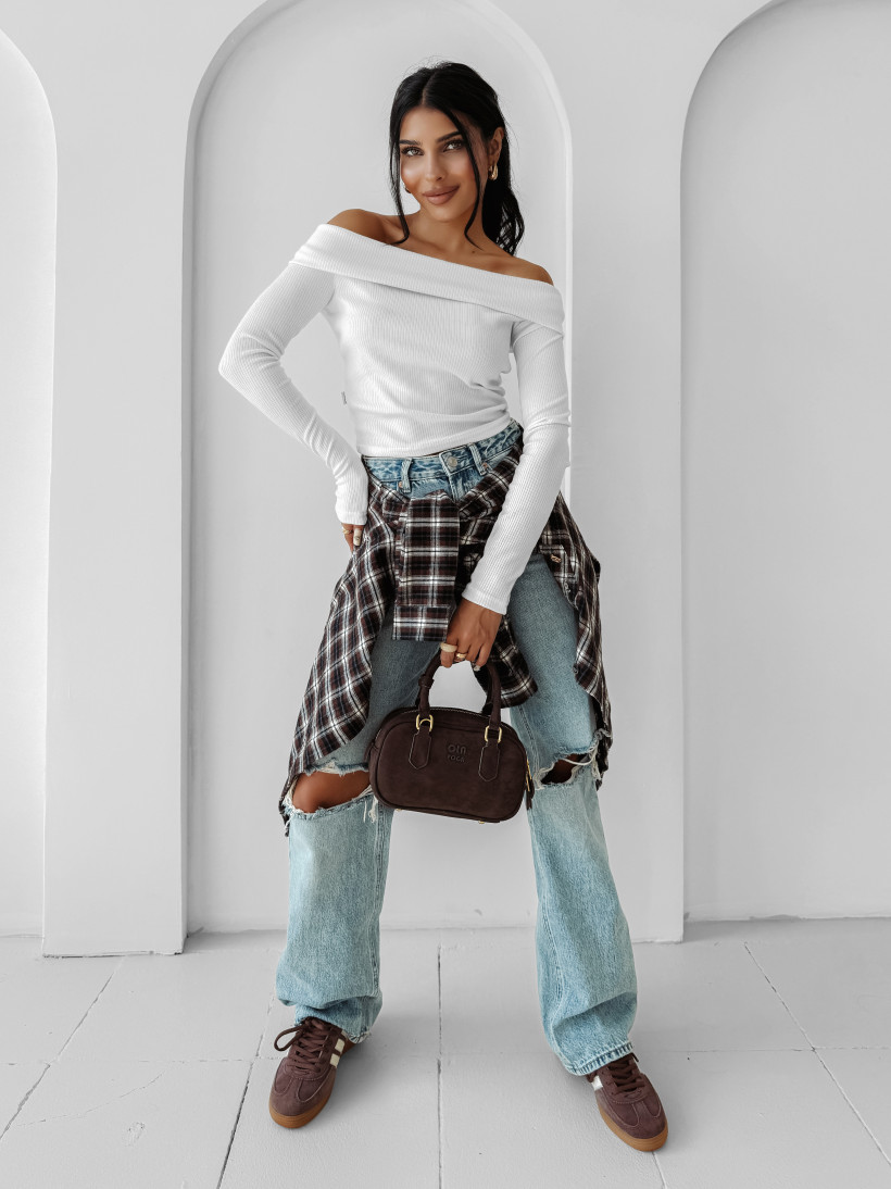 Bluzka damska OLAVOGA CREAMED FOG 2025 ecru