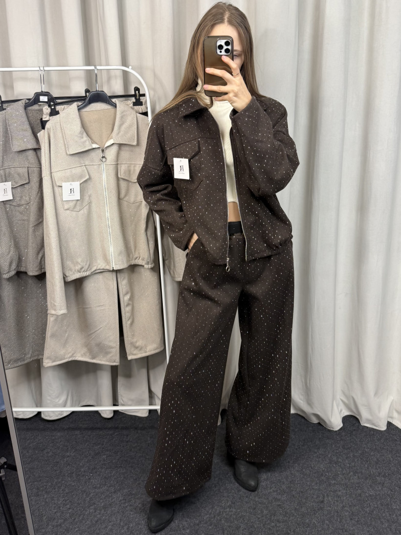 Komplet diamenty z bluzą 