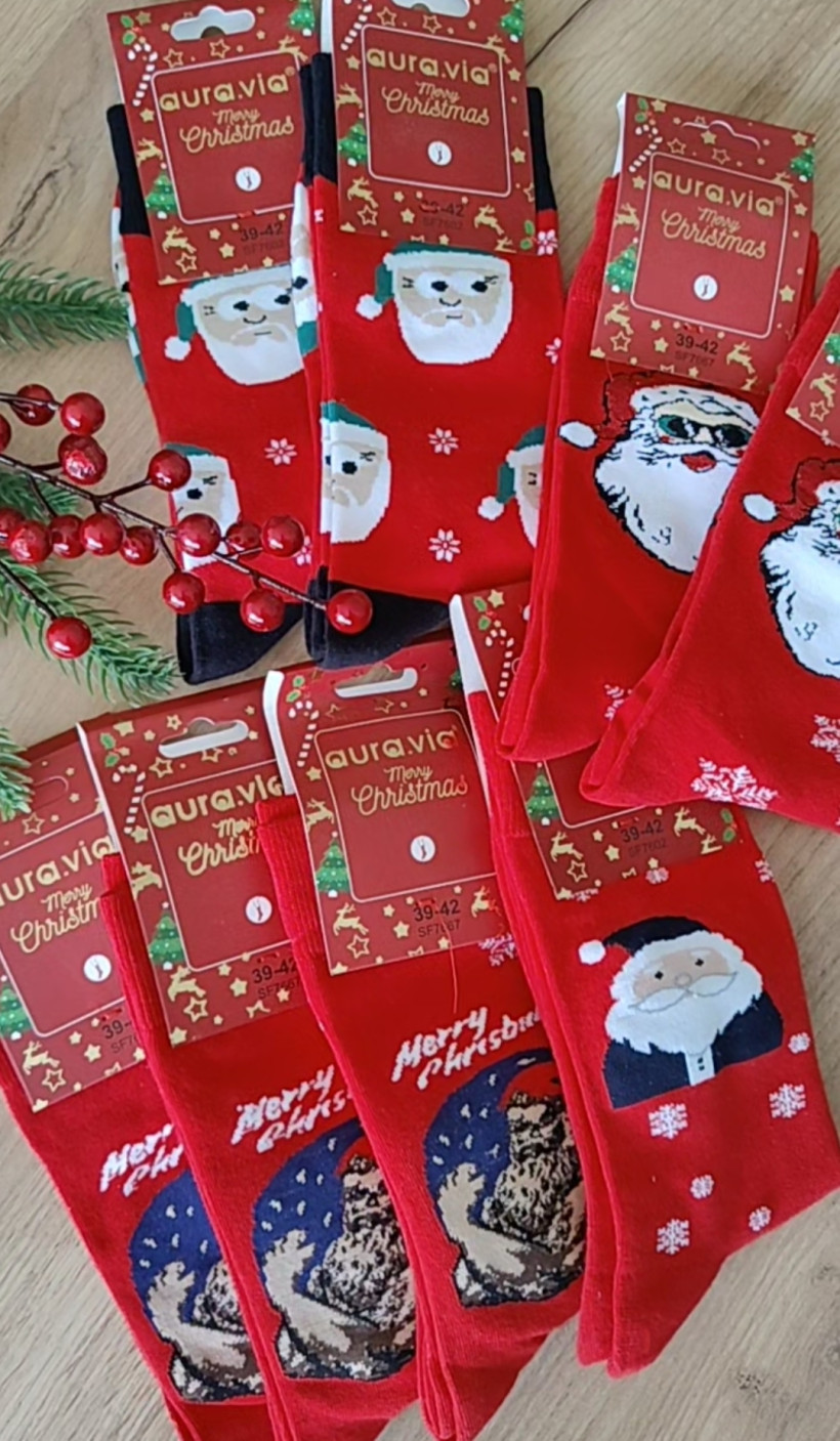 Skarpeta świąteczna męską młodzieżowa 39/42