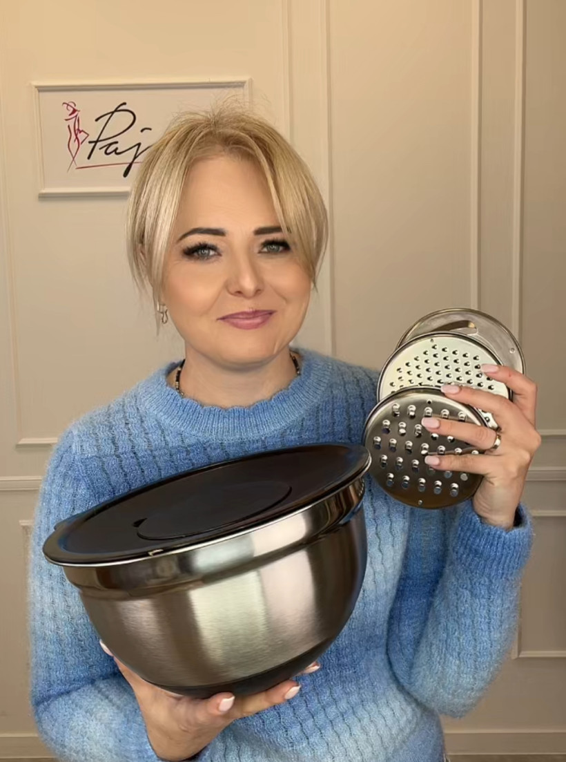 Duża misa, szatkownica , tarka, krajalnica do warzyw  13982