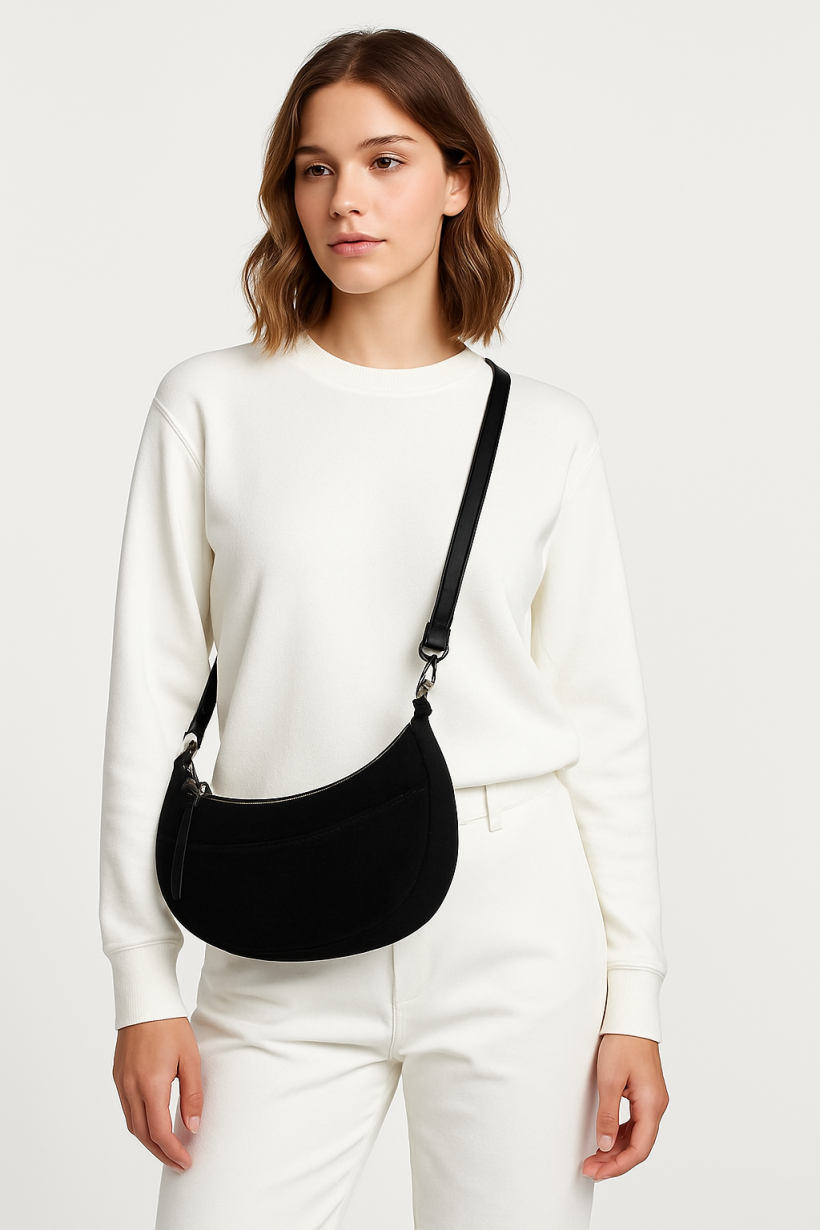 TOREBKA PÓŁKSIĘŻYC CZARNA