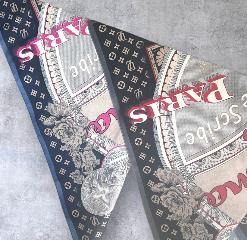 CHUSTA LV CZARNA LADY DRAMA