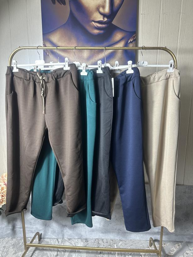 Spodnie ciepłe masełko Plus Size