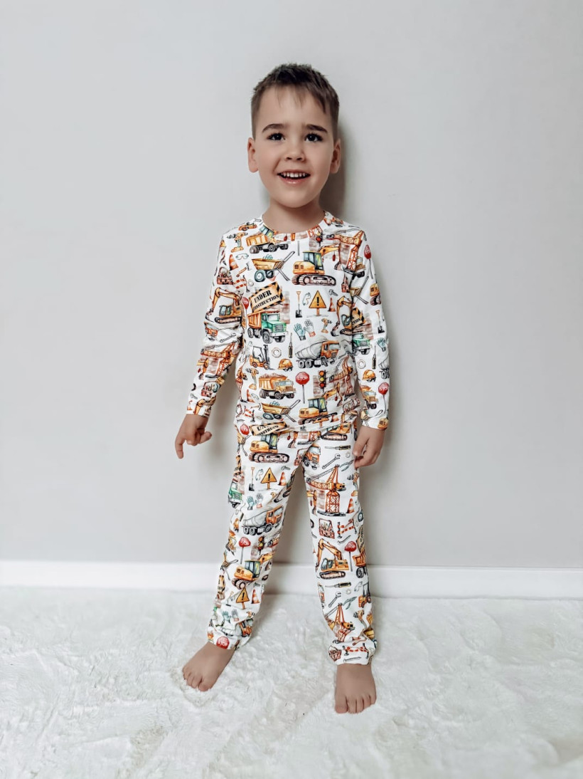 PIŻAMA BUDOWA BY O BABY