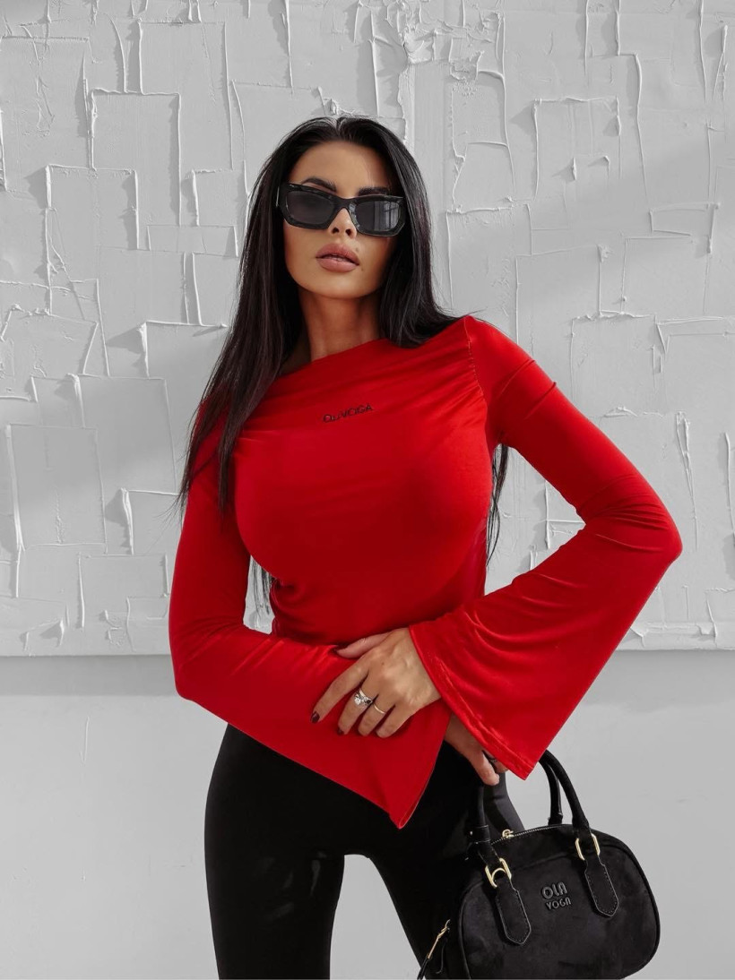 bluzka LOTUS czerwona