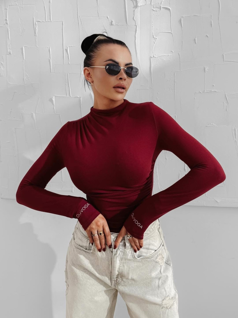 bluzka NERELIA bordo