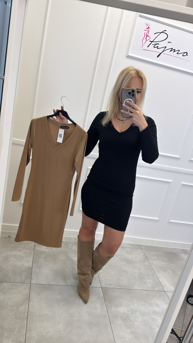 Sukienka prążek wiskoza 13972