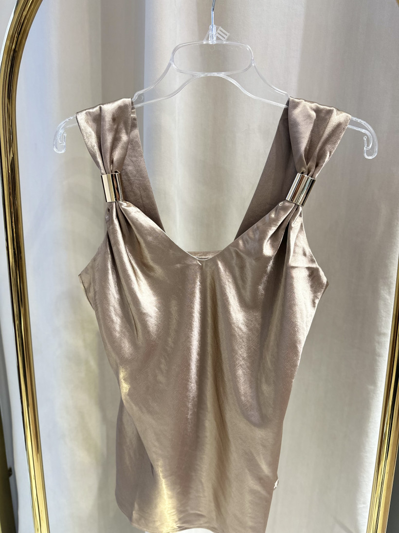 CTN TOP SATYNA KARMEL