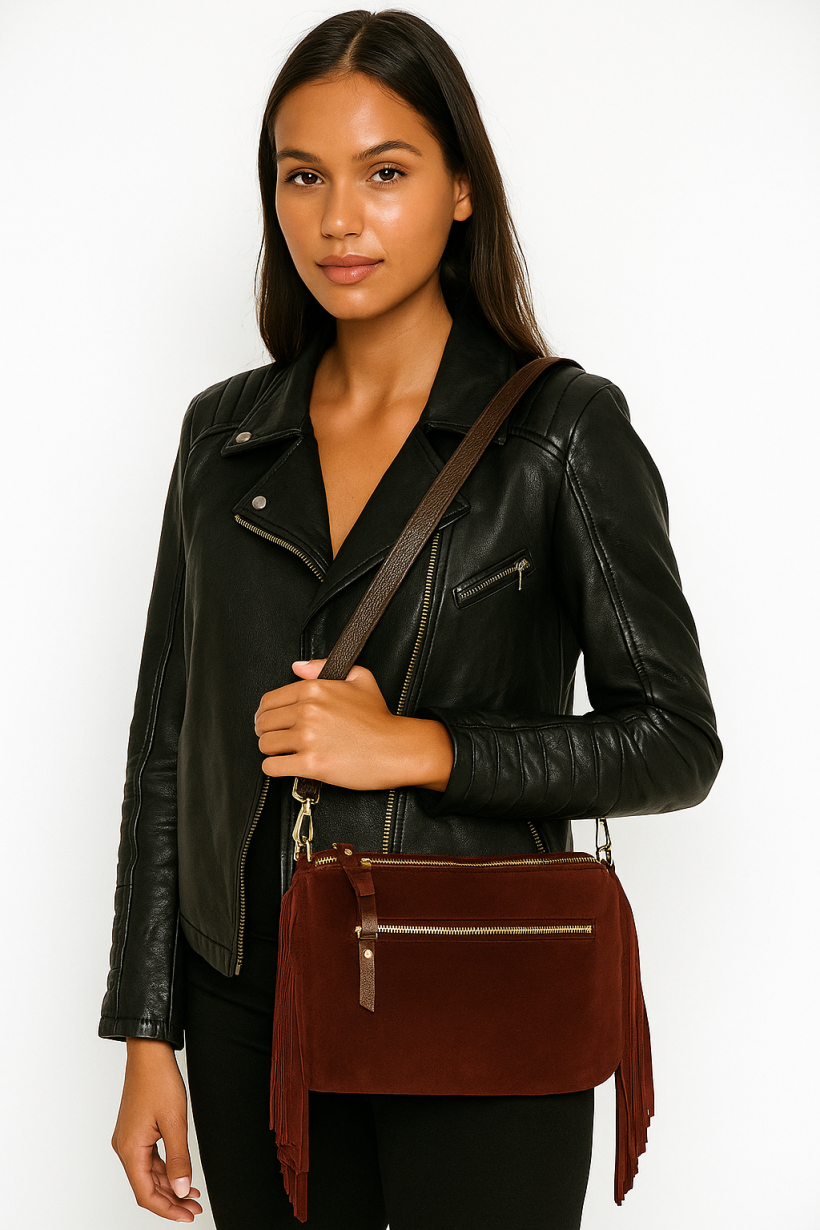 TOREBKA KIESZONKA ZAMSZOWA