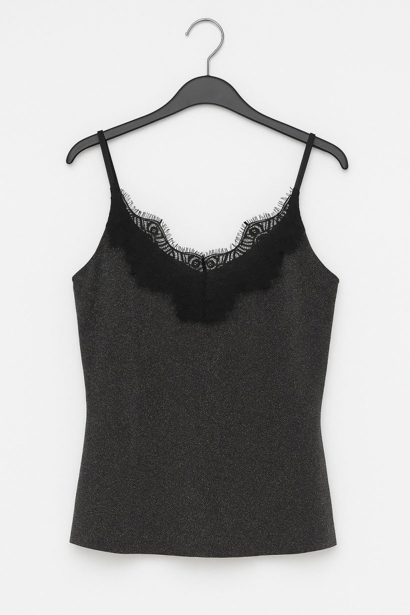 Bluzka ramiączko srebrna 1850