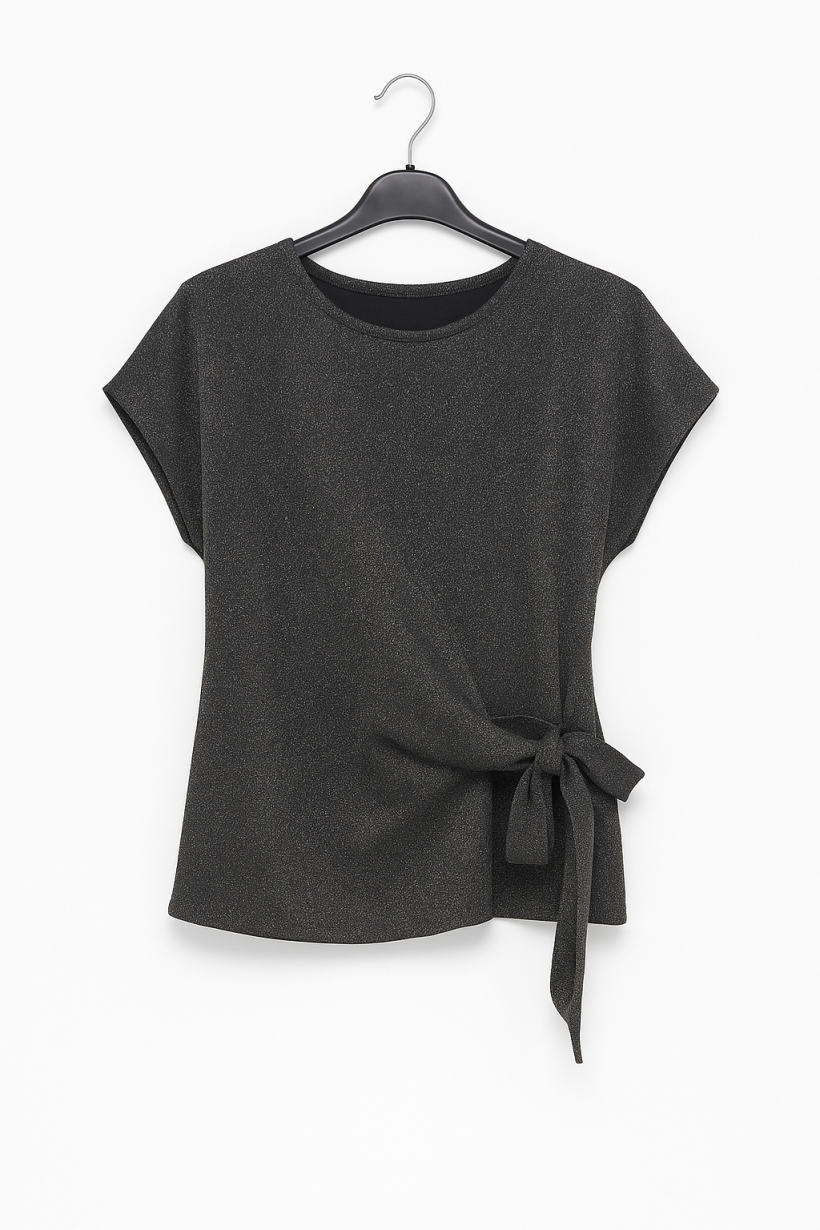 Bluzka wiązana srebrna 1850