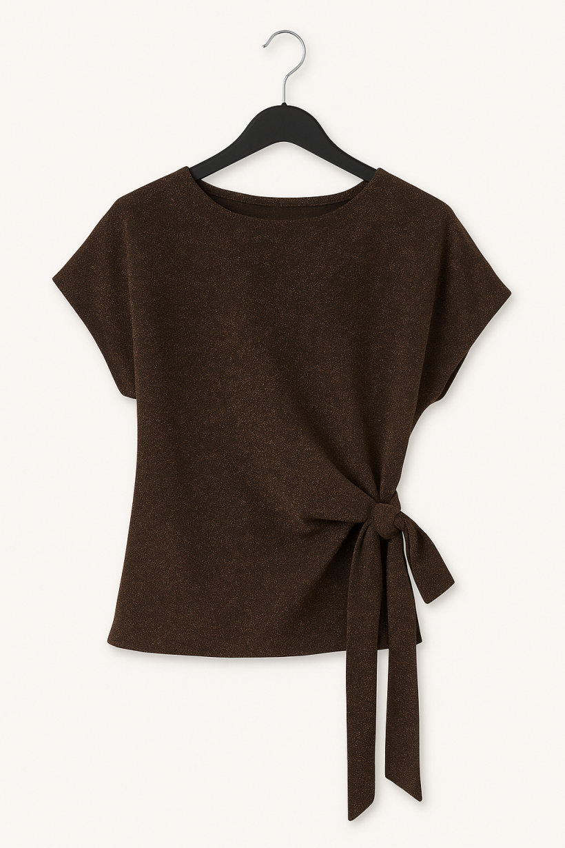 Bluzka wiązana złota 1850