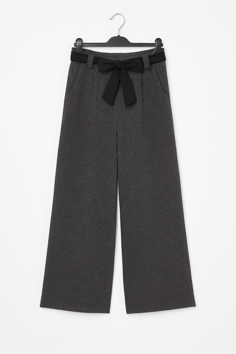 Spodnie lurex srebrna 1849