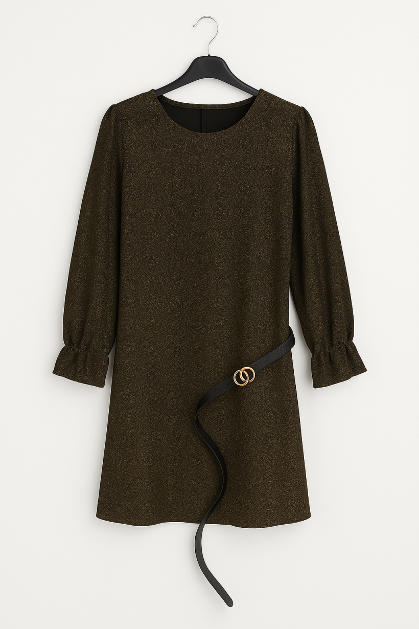 Sukienka tuba złota 1851