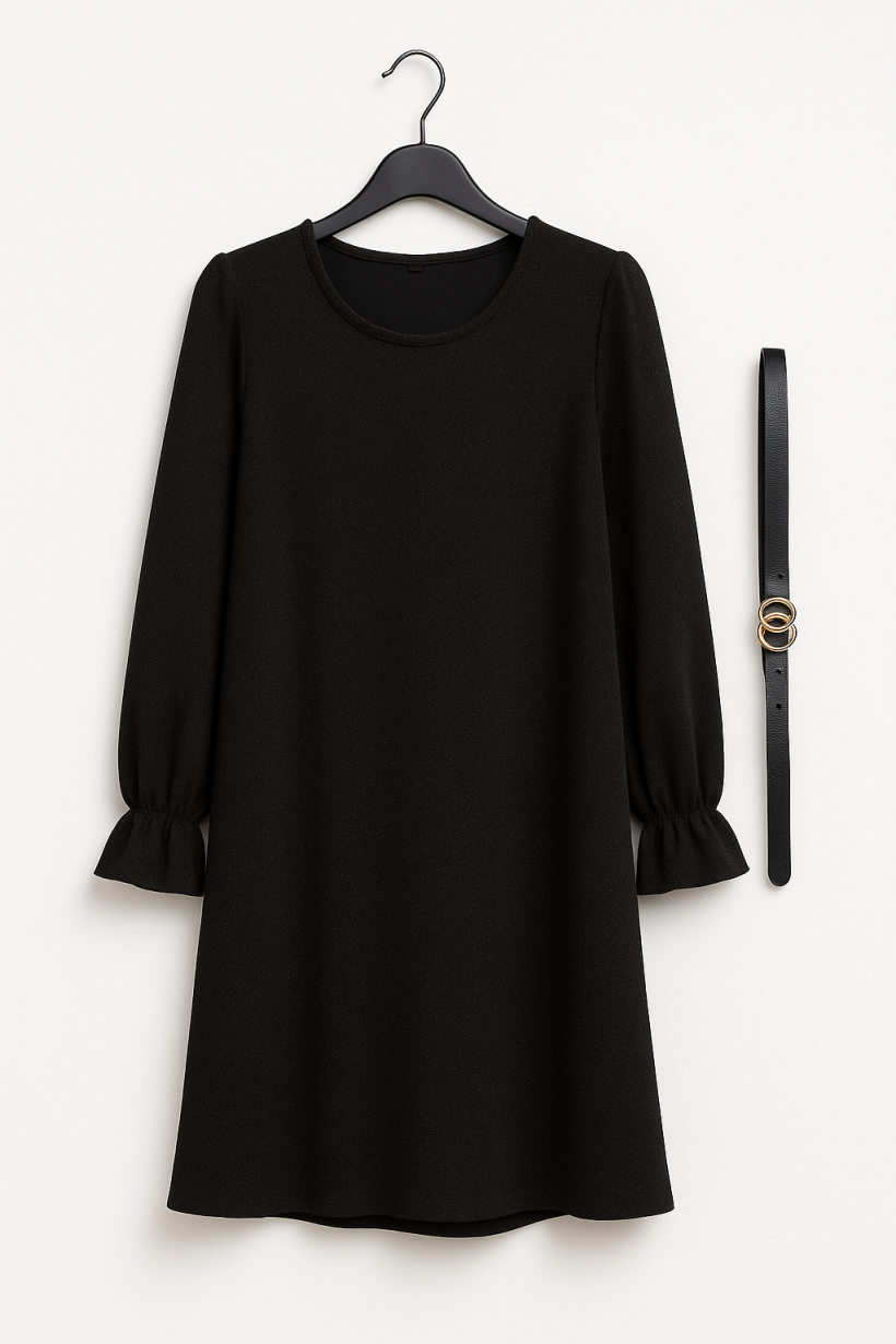 Sukienka tuba czarna 1851