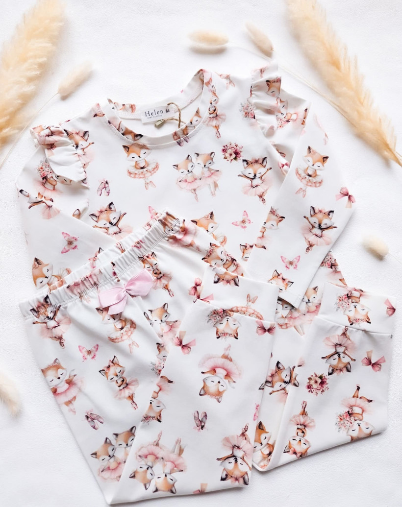 PIŻAMA LISKI DZIEWCZYNKA HELEN