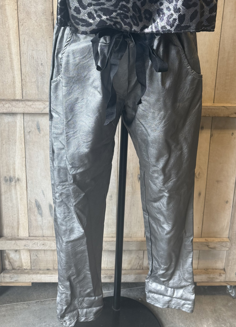 Pantalon argenté