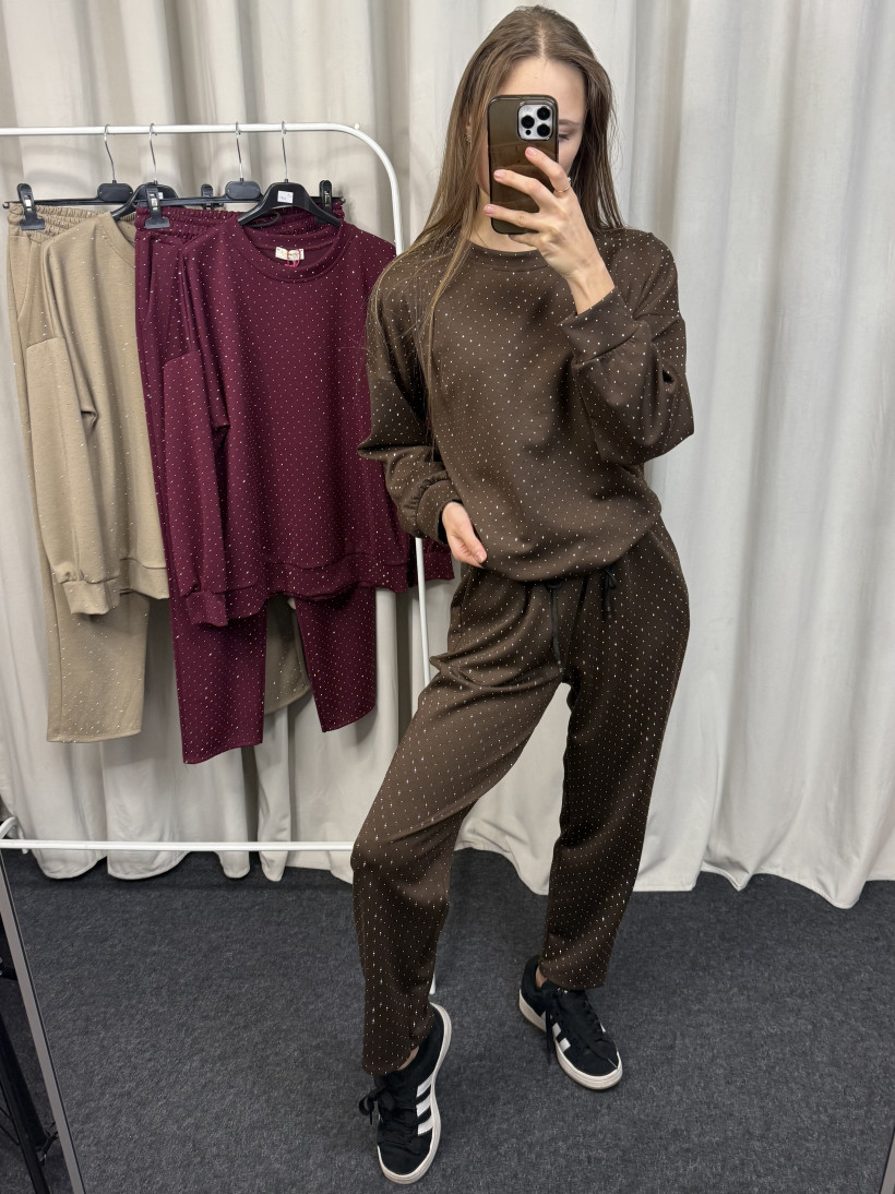 Dres diamenty długa bluza