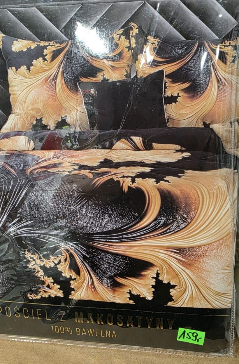 Pościel Mokasatyna 160x200 2x 70x80 Eurofirany premium