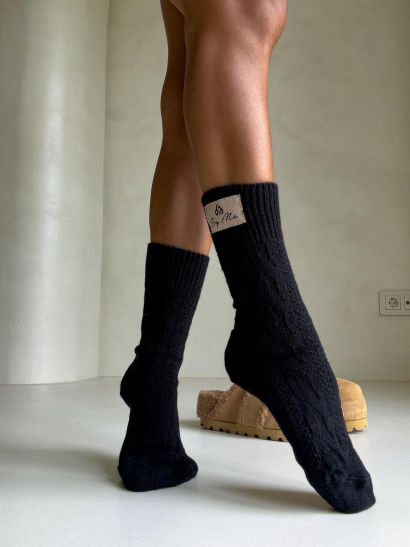 Skarpety By Me Wool - czarne