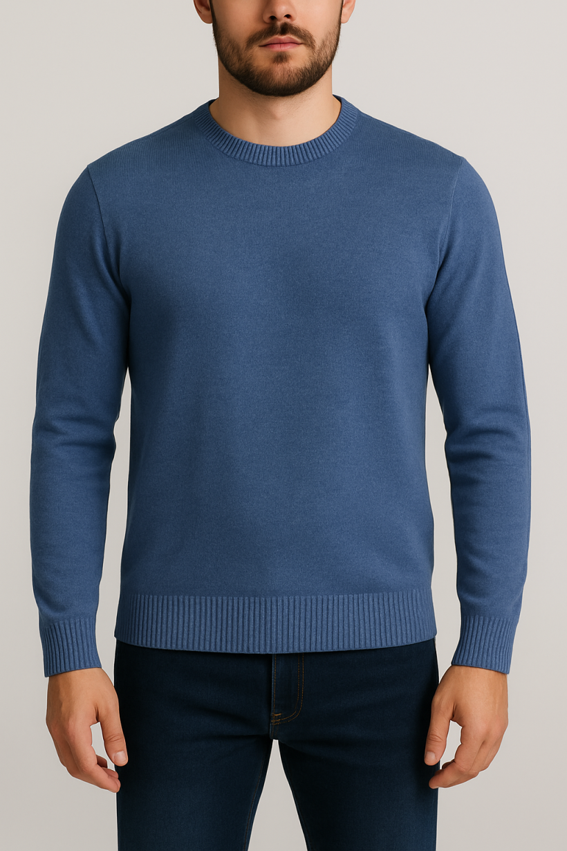 Sweter Męski Gładki