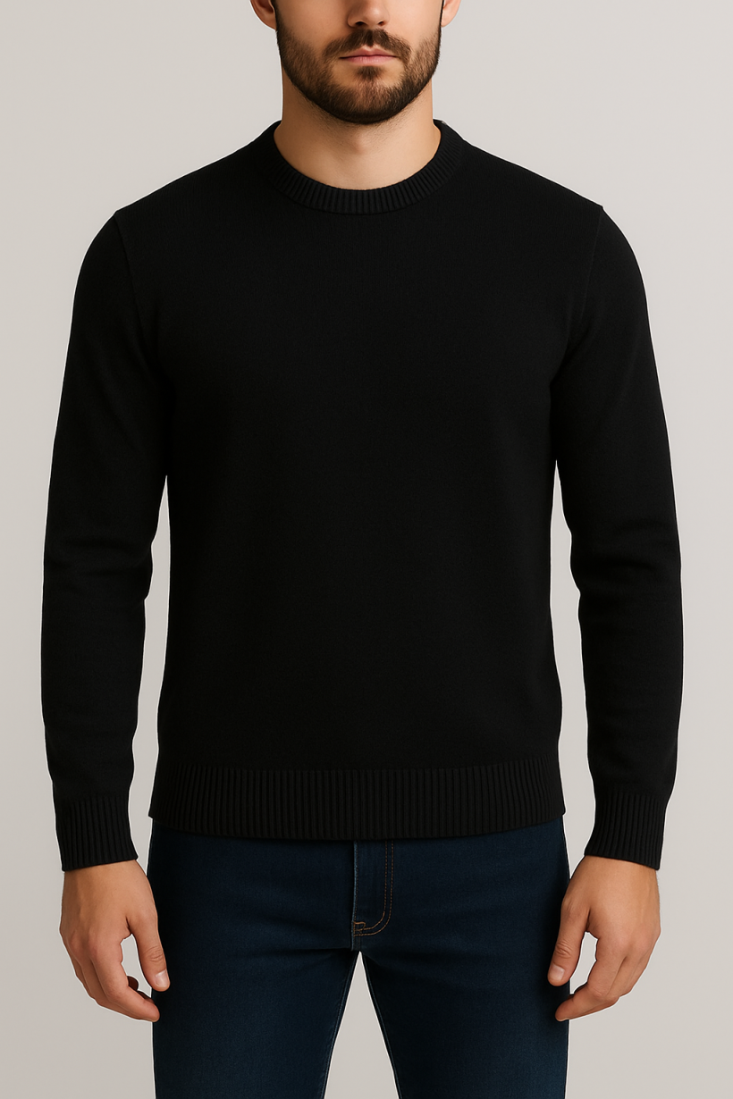 Sweter Męski Gładki