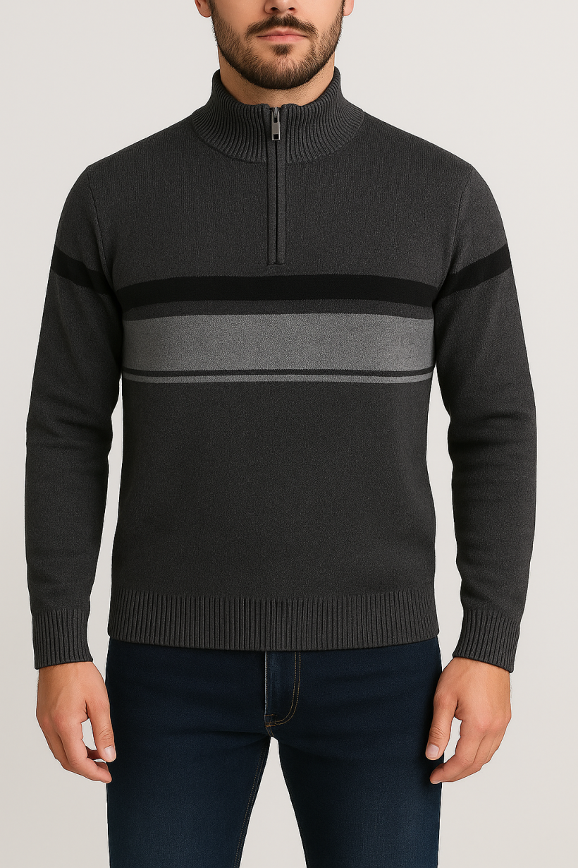 Sweter krótki zamek 