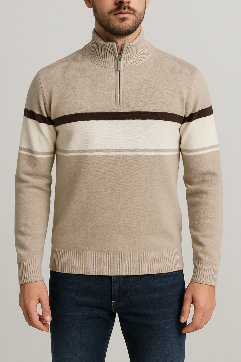 Sweter krótki zamek