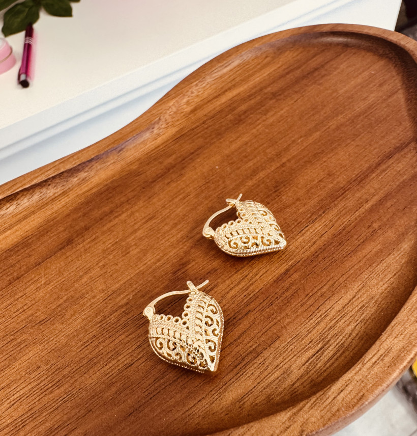 Kolczyki serca 13705 L