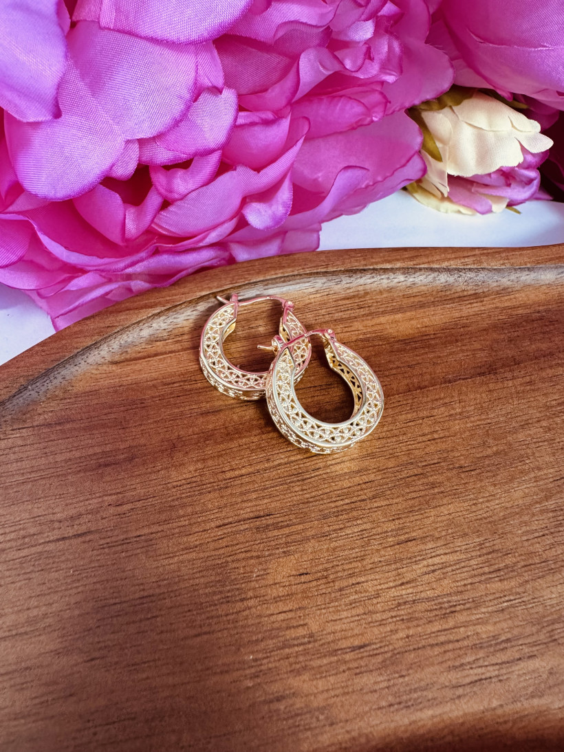 Kolczyki koła z wzorem 13705 O