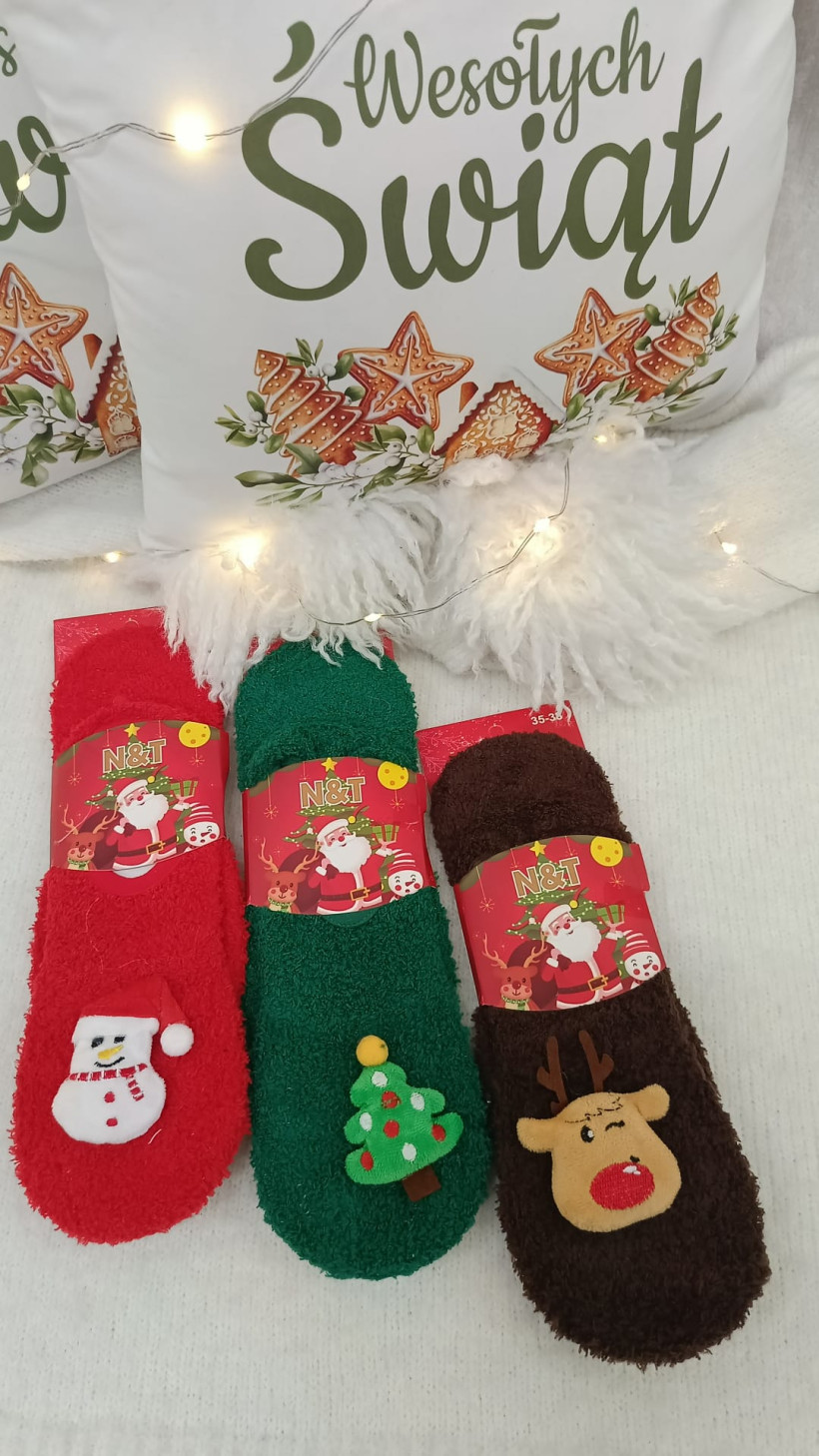 Buty Snappy -stopki antypoślizgowe świąteczne